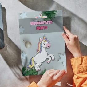 Unicorn Paper Crafts for Kids Printable