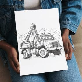 Construction Coloring Book