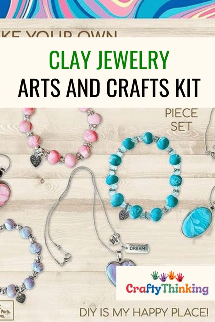 Clay Jewelry Arts and Crafts Kit