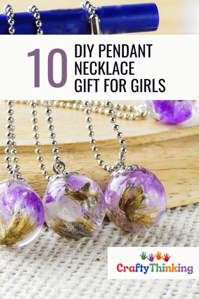 DIY Pendant Necklace Gift for Girls 