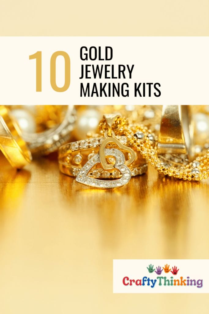 Gold Jewelry Making Kits for Kids