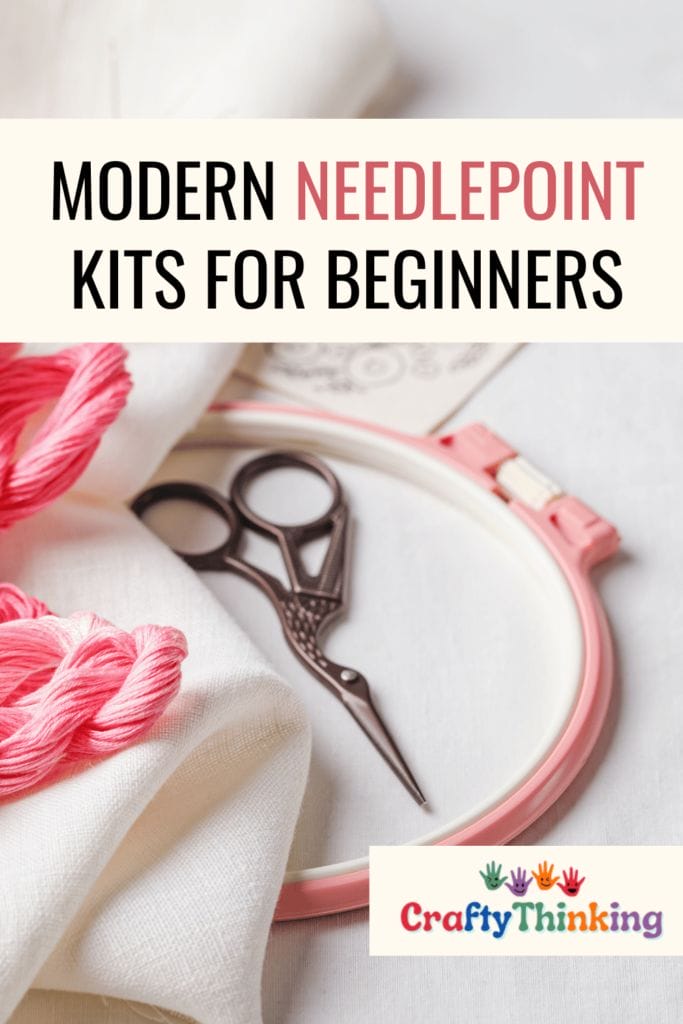 Modern Needlepoint Kits for Beginners